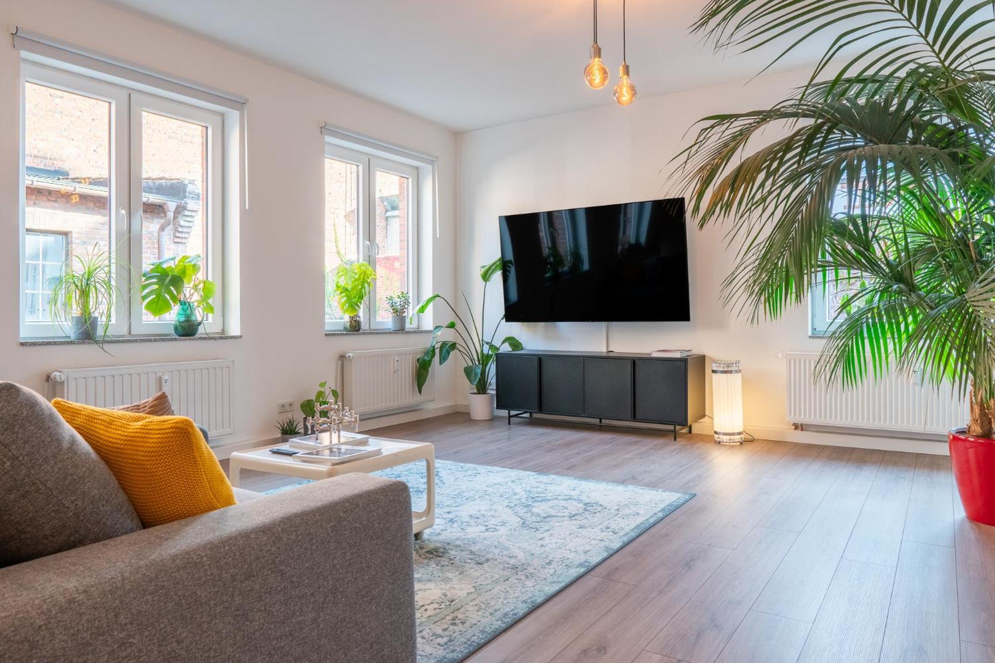 Luxurioeses Apartment, 10Min Innenstadt, Parkplatz Ерфурт Екстериор снимка